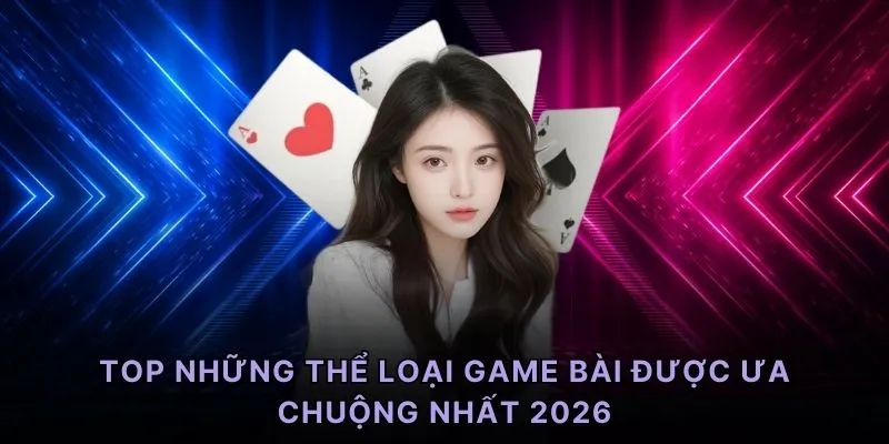 TOP những thể loại game bài được ưa chuộng nhất 2026